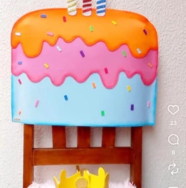 Imagem Capa para cadeira do aniversariante 